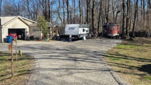 gravel driveway