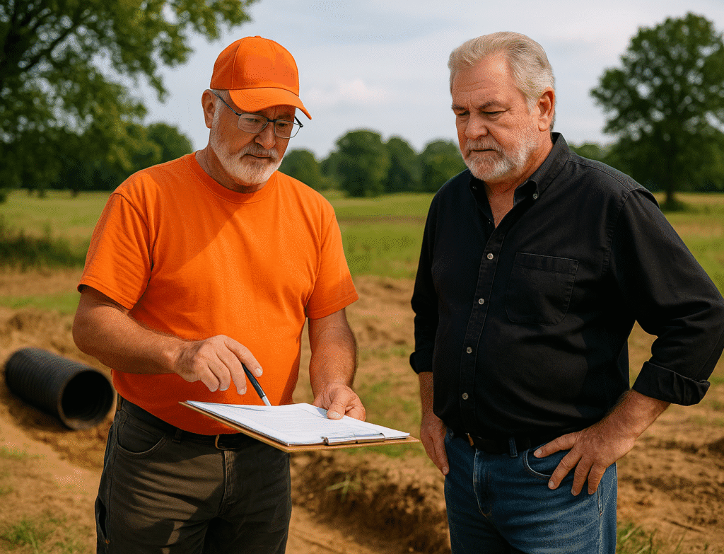 site survey with client